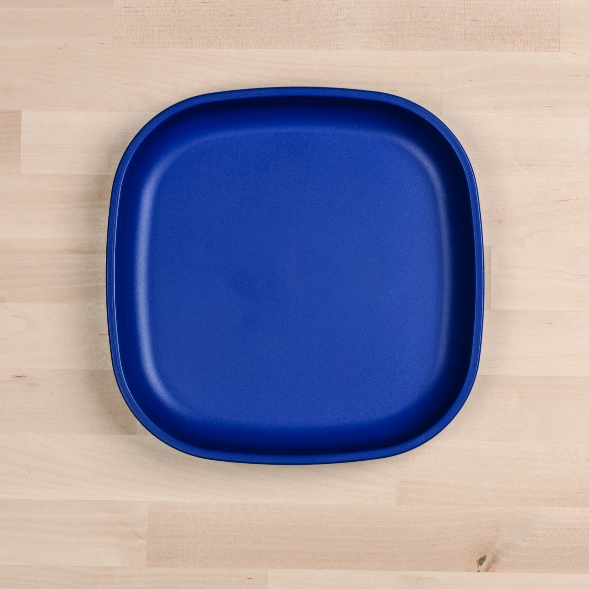 Re-Play Flat Plate | Large in Navy Blue from Bear & Moo