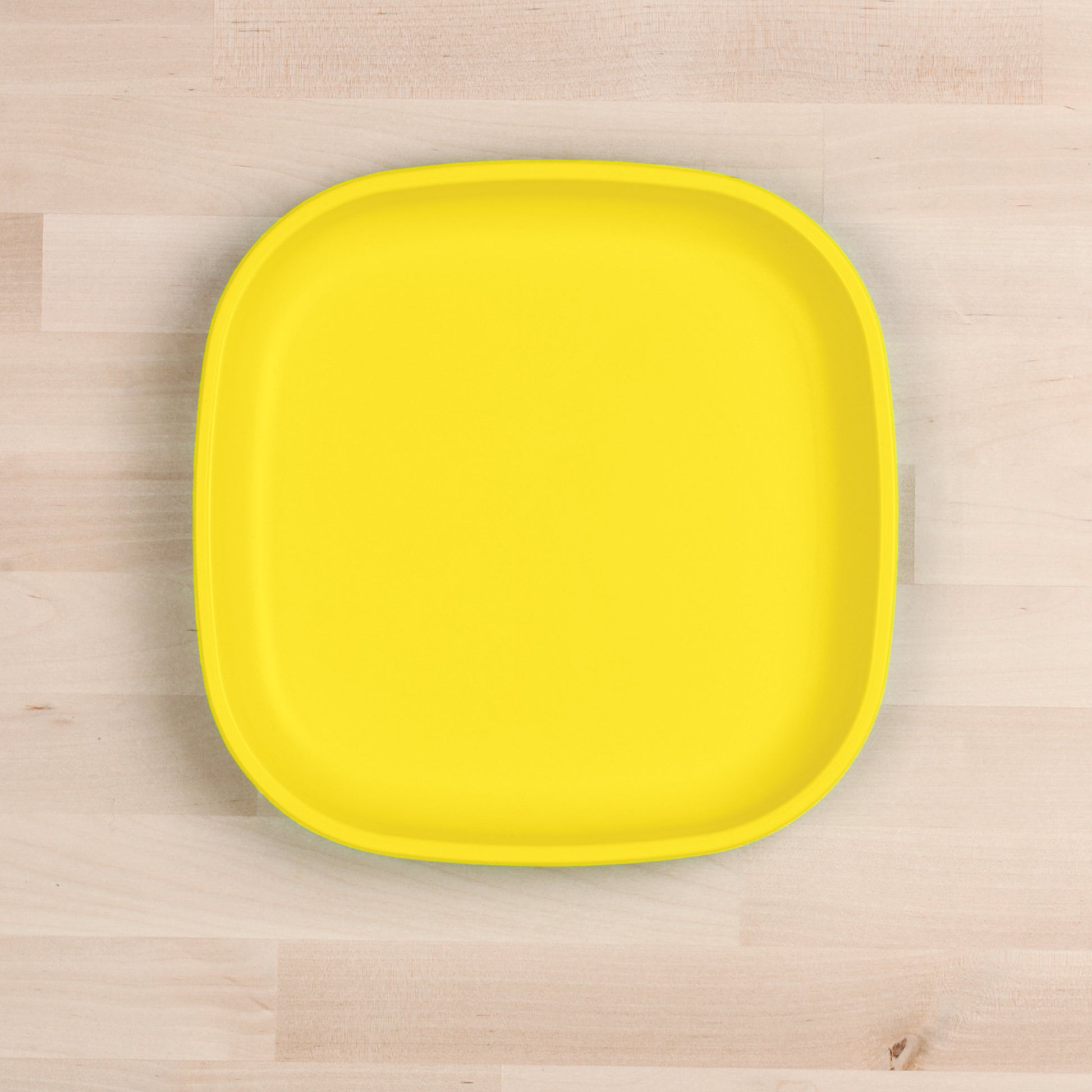 Re-Play Flat Plate | Large in Yellow from Bear & Moo