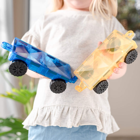 Connetix 2 Piece Car Pack | Magnetic Tiles from Bear & Moo