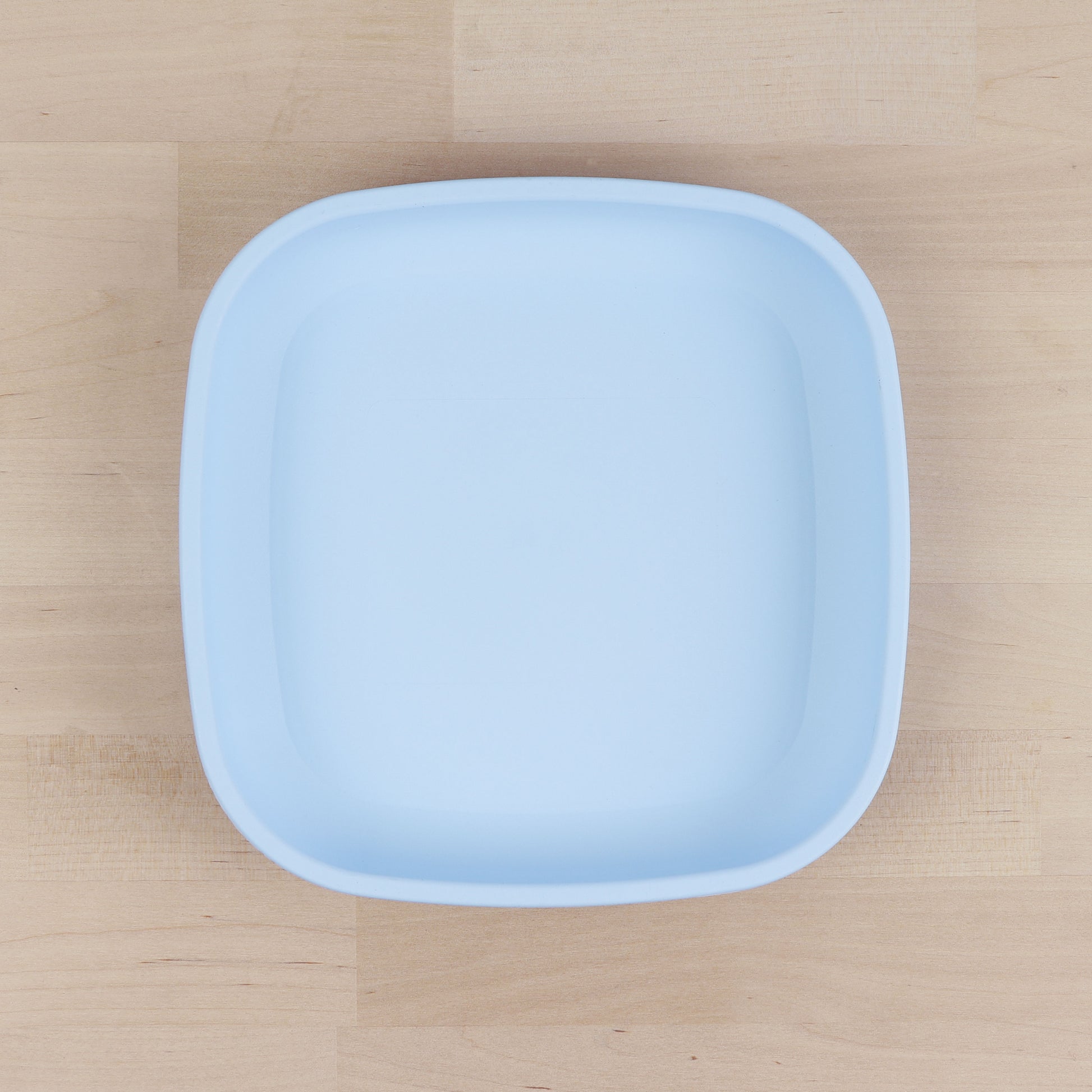 Re-Play Flat Plate Standard Size in Ice Blue from Bear & Moo
