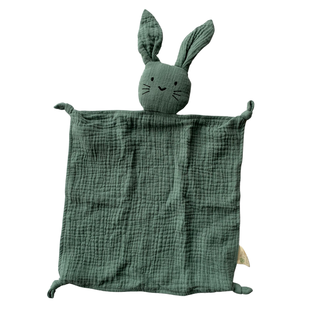 Snuggly Comforter in Forest Green from Bear and Moo