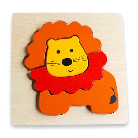 Discoveroo Chunky Puzzle | Lion available at Bear & Moo