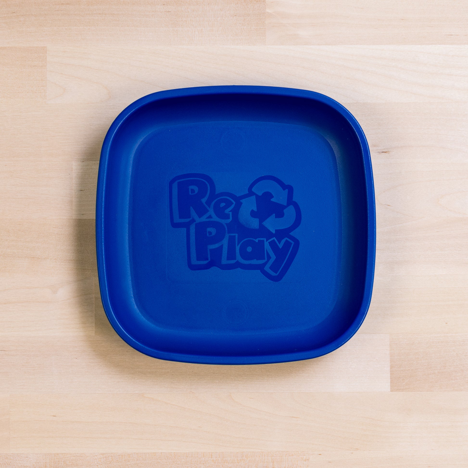 Re-Play Flat Plate Standard Size in Navy Green from Bear & Moo