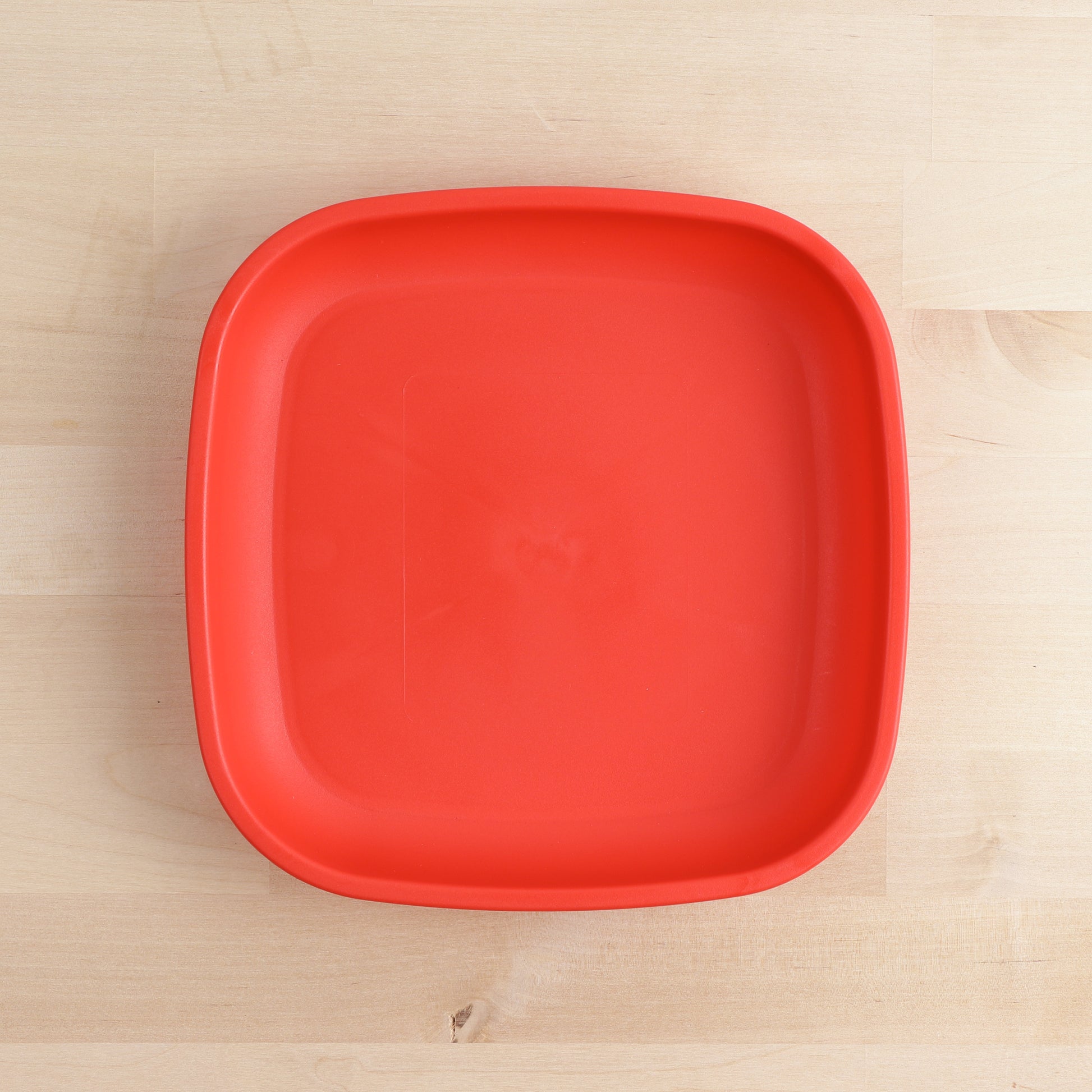 Re-Play Flat Plate | Large in Red from Bear & Moo