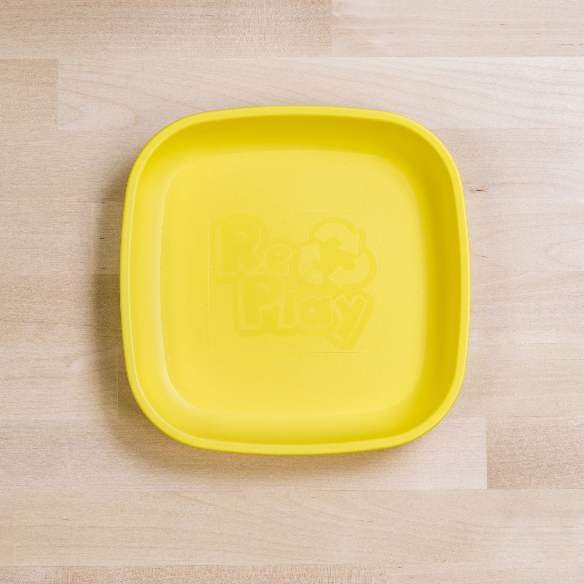Re-Play Flat Plate Standard Size in Yellow from Bear & Moo