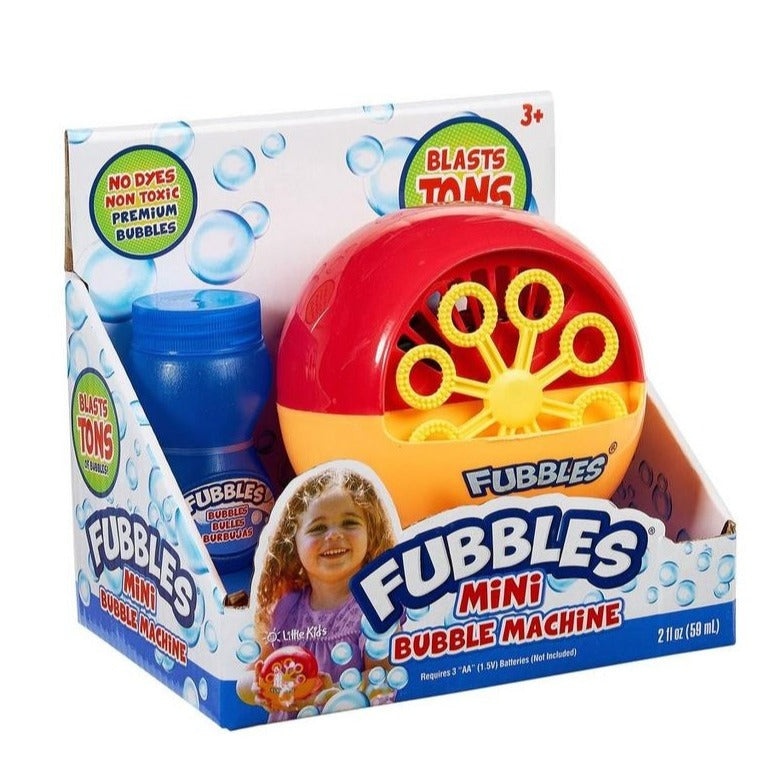 Fubbles Mini Bubble Machine available at Bear & Moo