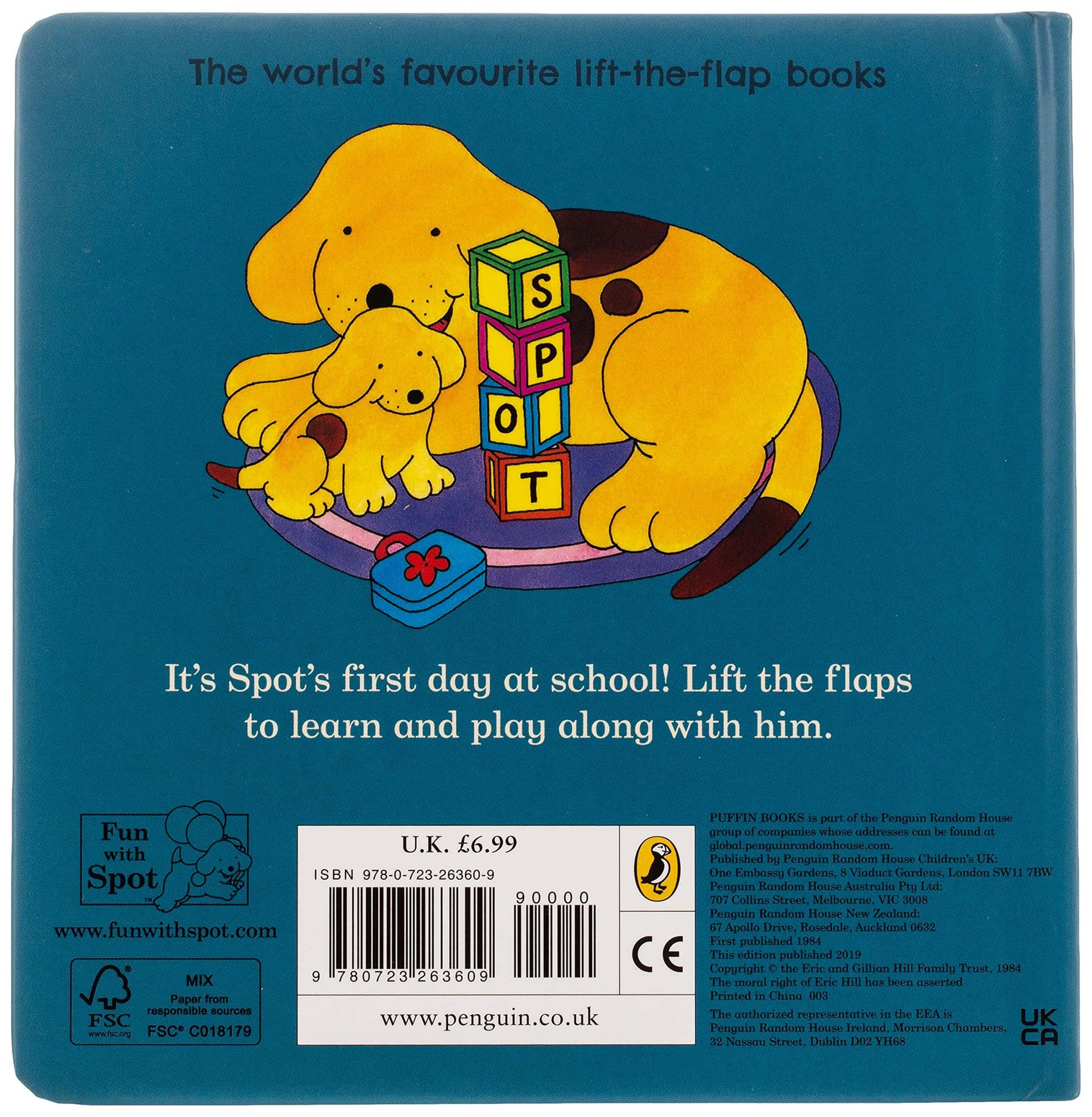 Spot Goes to School | Board Book available at Bear & Moo