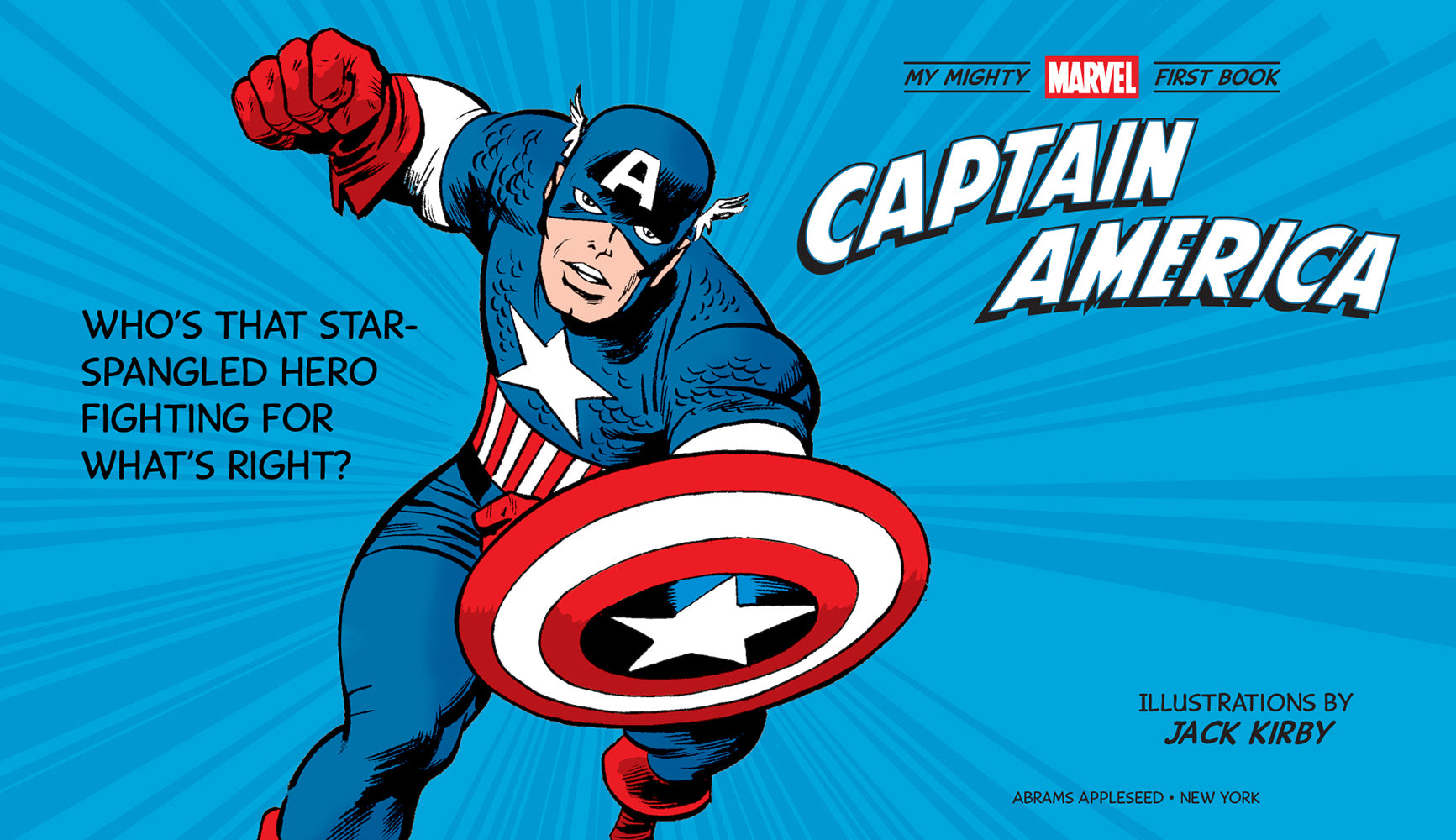 My Mighty Marvel First Book | Captain America available at Bear & Moo