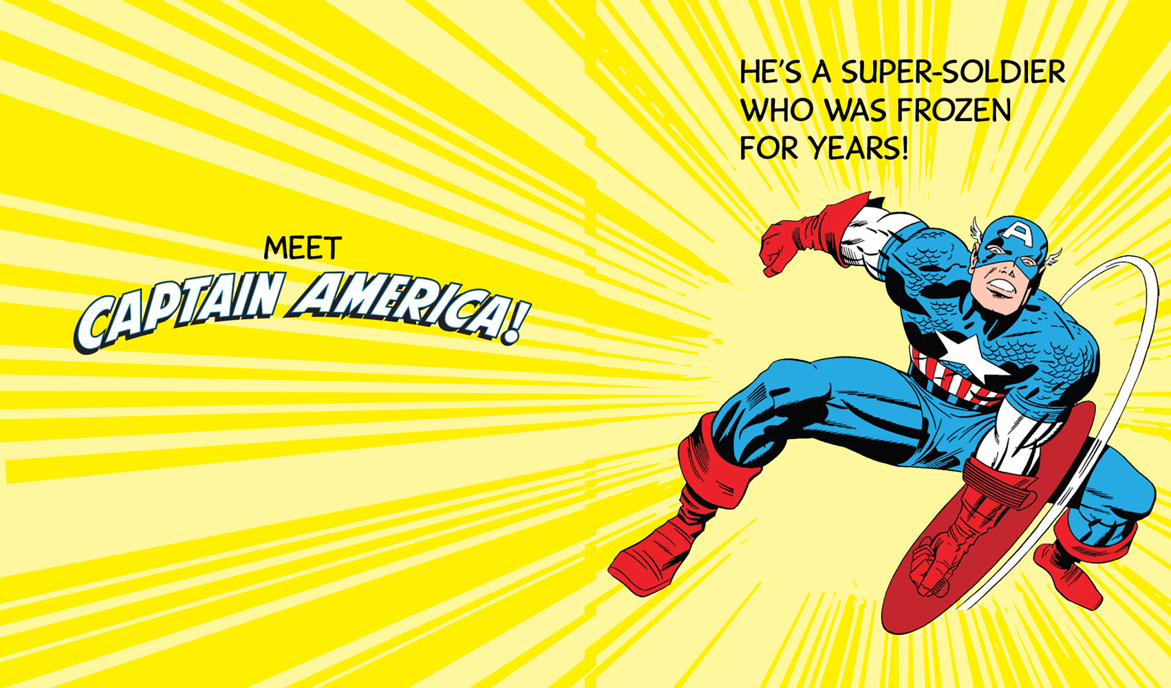 My Mighty Marvel First Book | Captain America available at Bear & Moo
