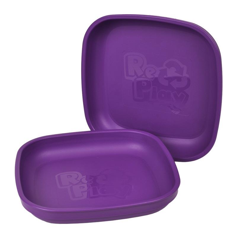 Re-Play Flat Plate Standard Size in Amethyst from Bear & Moo