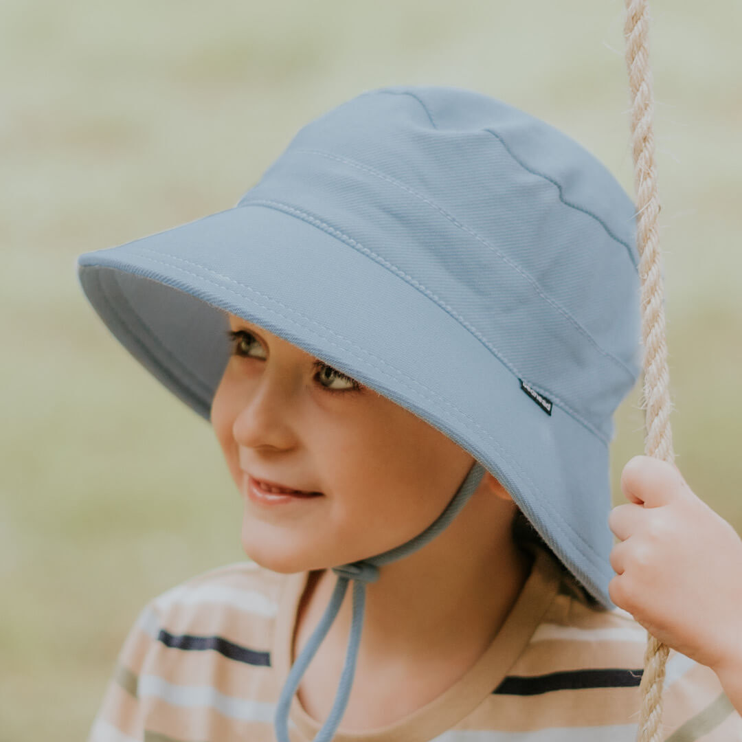 Bedhead Hats Classic Kids Bucket Sun Hat | Chambray available at Bear & Moo