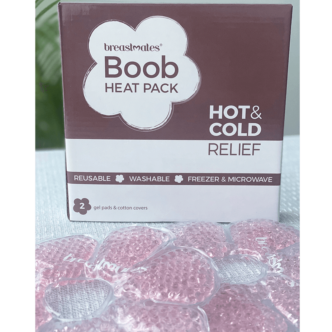Breastmates Boob Gel Heat Packs Bear & Moo