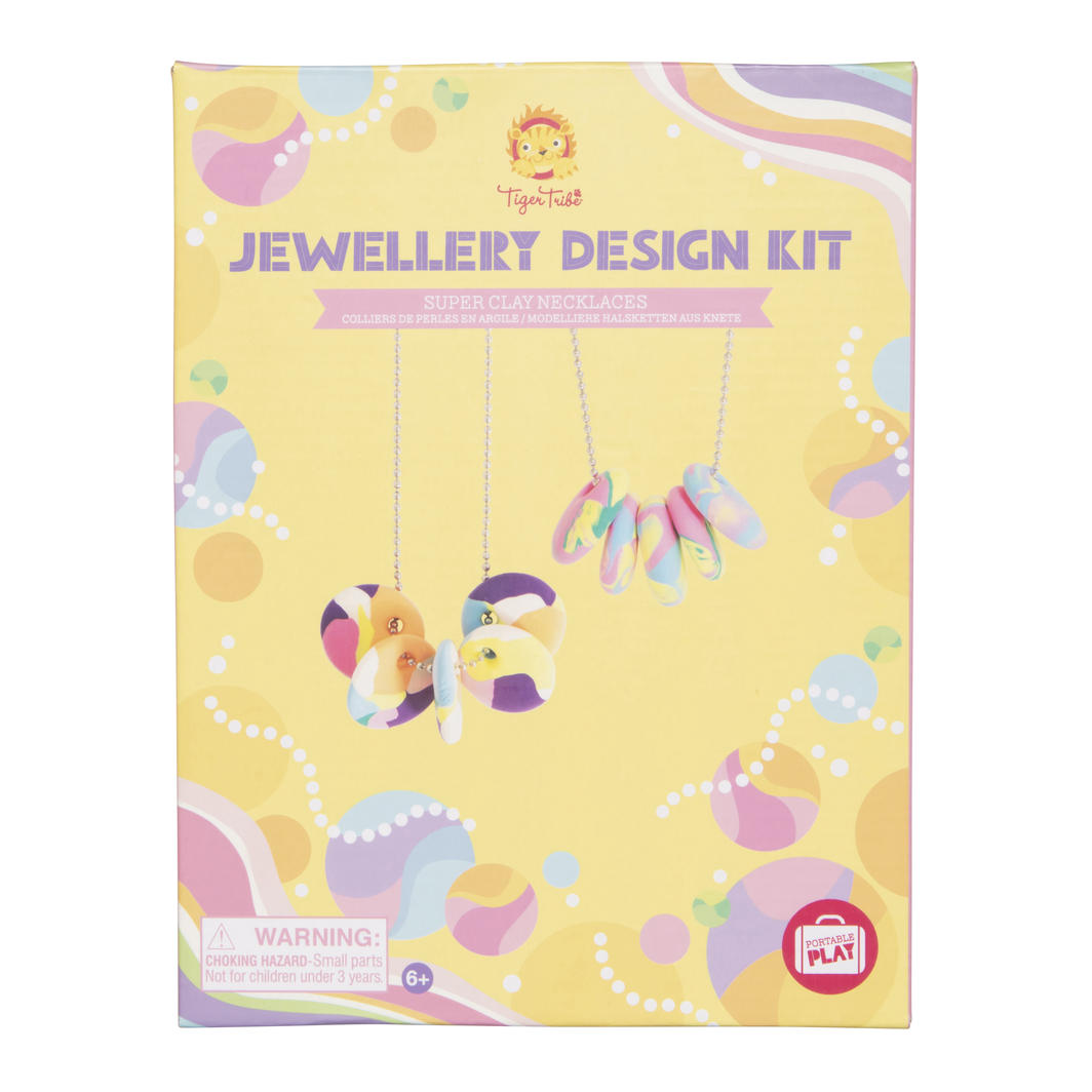 Tiger Tribe Jewellery Design Kit | Super Clay Necklaces available at Bear & Moo