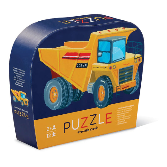 Crocodile Creek Construction | 12 Piece Puzzle available at Bear & Moo