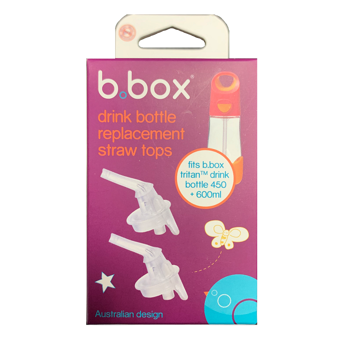 b.box Drink Bottle Replacement Straw Tops available at Bear & Moo