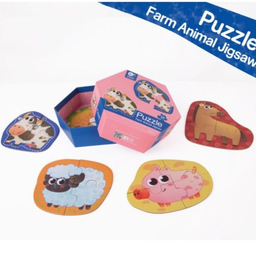 Classic World Farm Animal Jigsaw Puzzle available at Bear & Moo