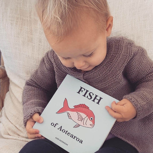 Fish of Aotearoa by Kate Dickinson from As We Are Illustration available at Bear & Moo