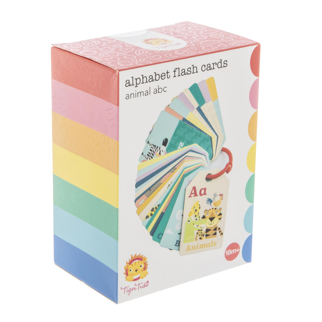 Tiger Tribe Flash Cards ABC Animal available at Bear & Moo