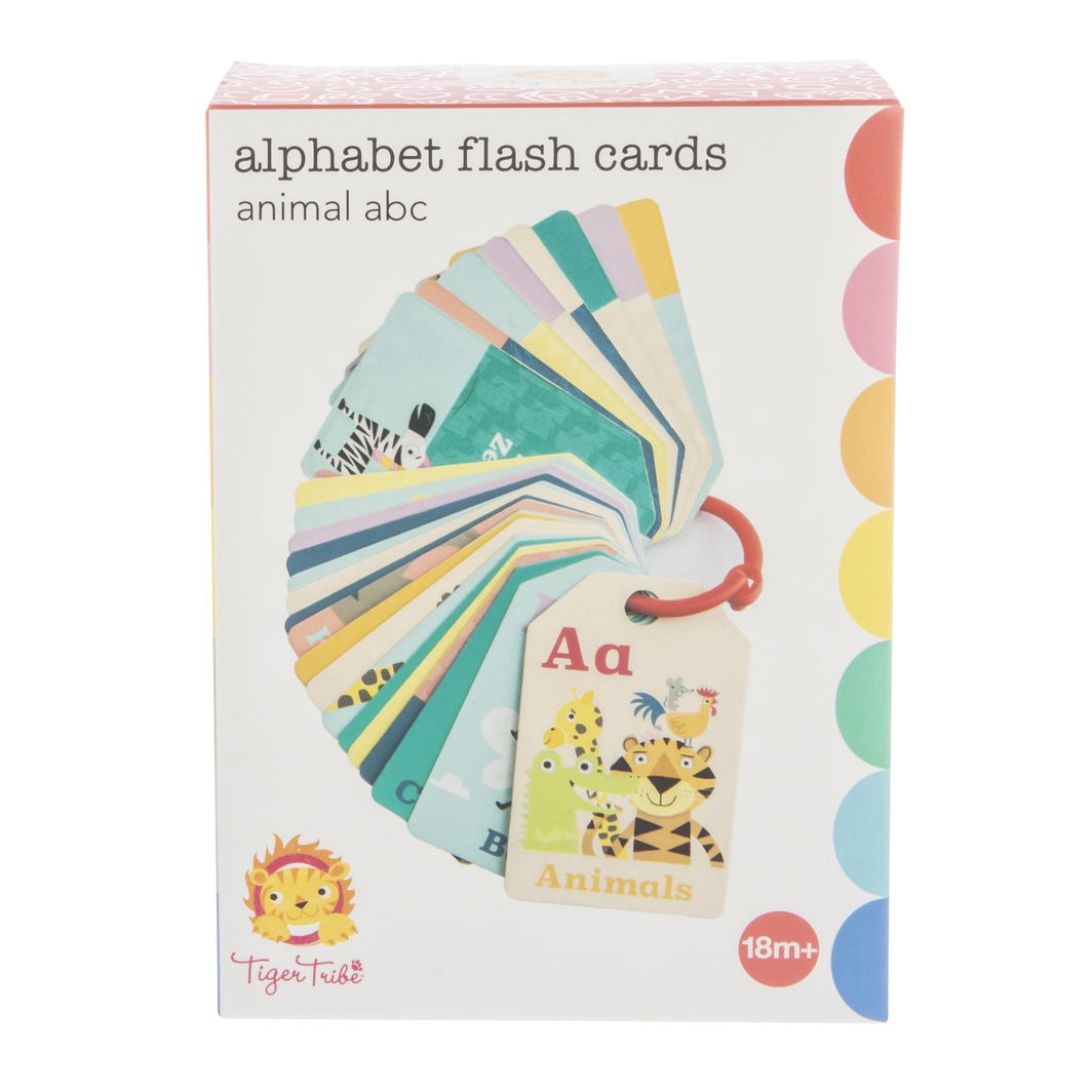 Tiger Tribe Flash Cards ABC Animal available at Bear & Moo