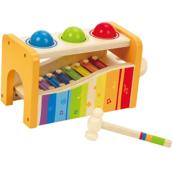 Hape Pound and Tap Bench available at Bear & Moo
