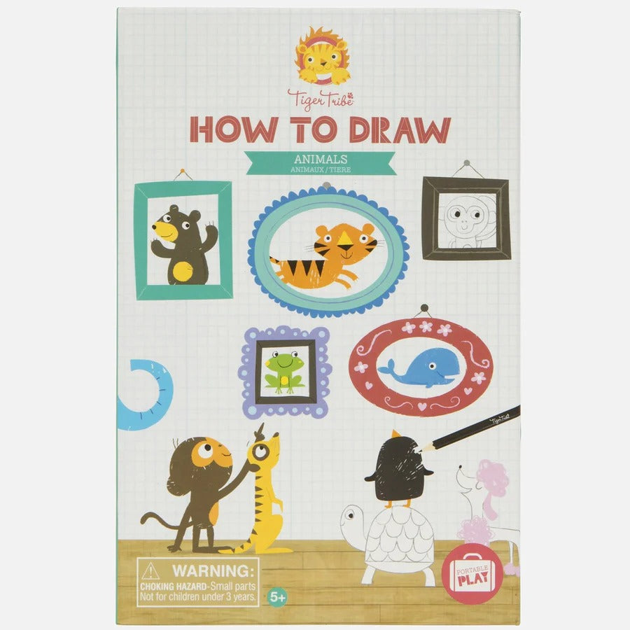 Tiger Tribe How to Draw | Animals available at Bear & Moo