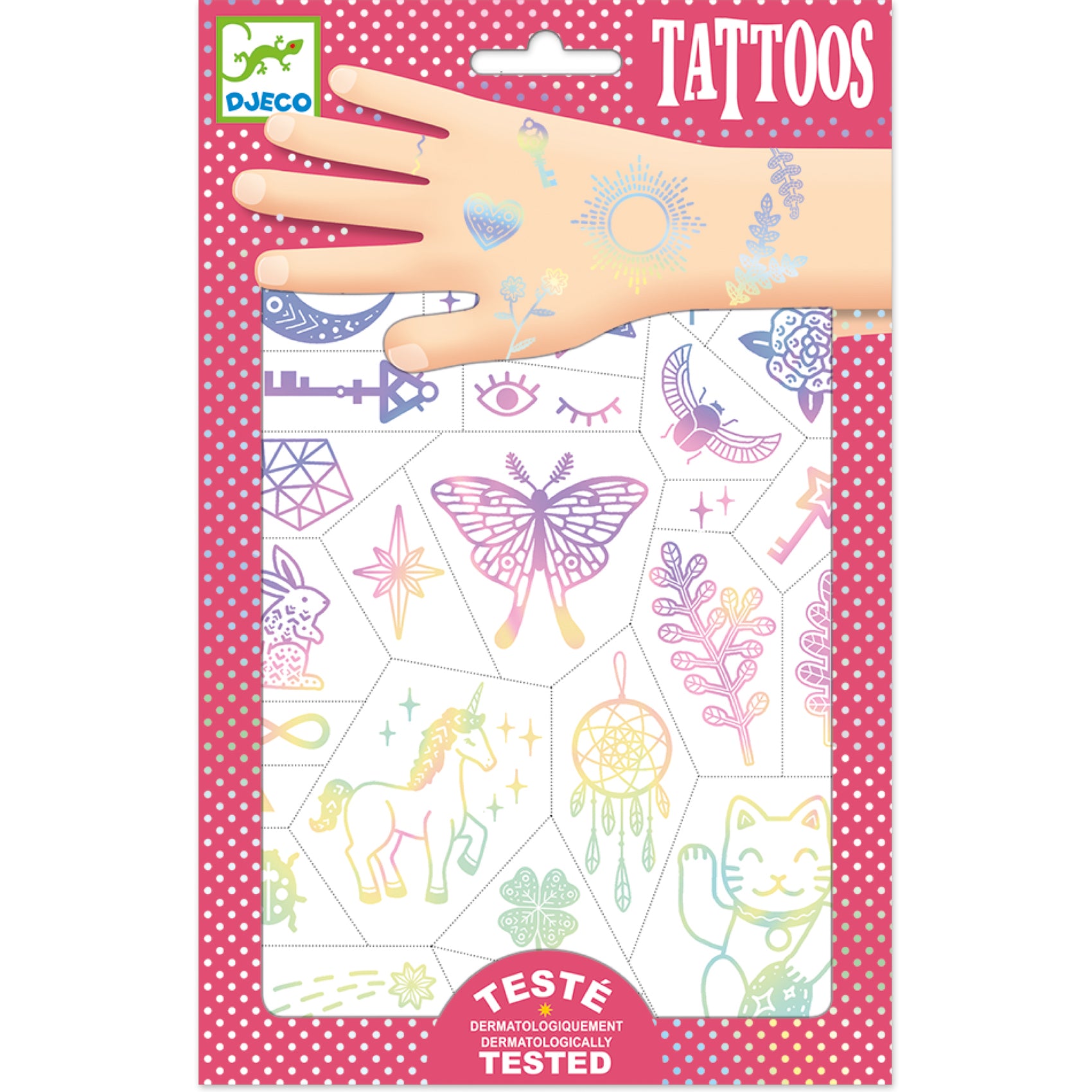 Djeco Lucky Charms Temporary Tattoos available at Bear & Moo