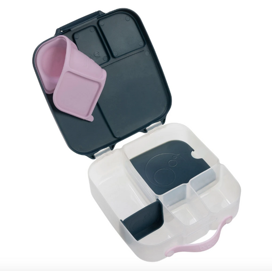 b.box Kids Reusable Lunchbox in Indigo Rose available at Bear & Moo