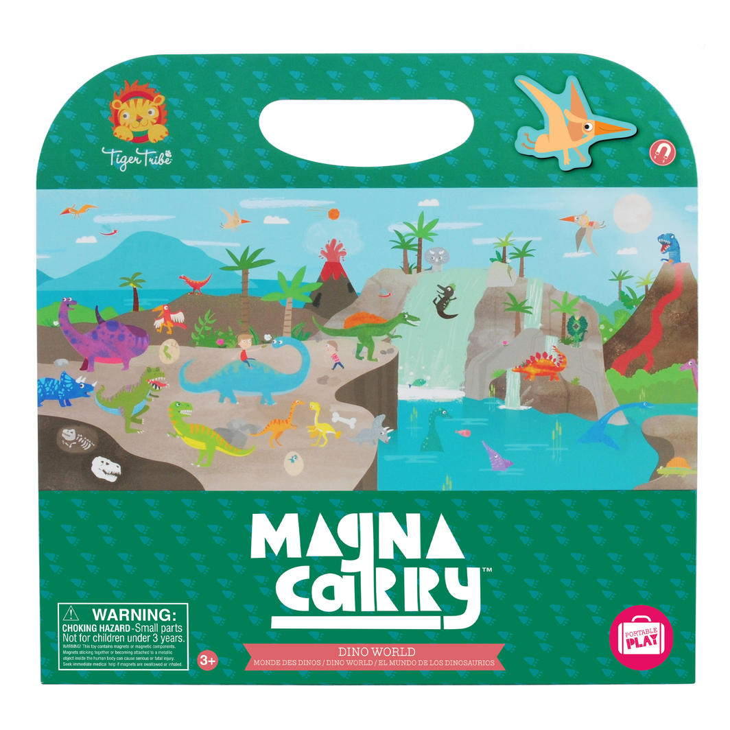 Tiger Tribe Magna Carry Case Dino World available at Bear & Moo
