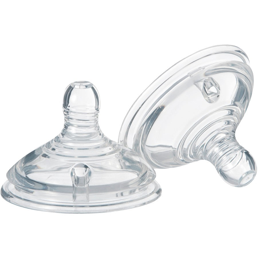 Tommee Tippee Medium Flow Easi-Vent Teat 2 pack available at Bear & Moo