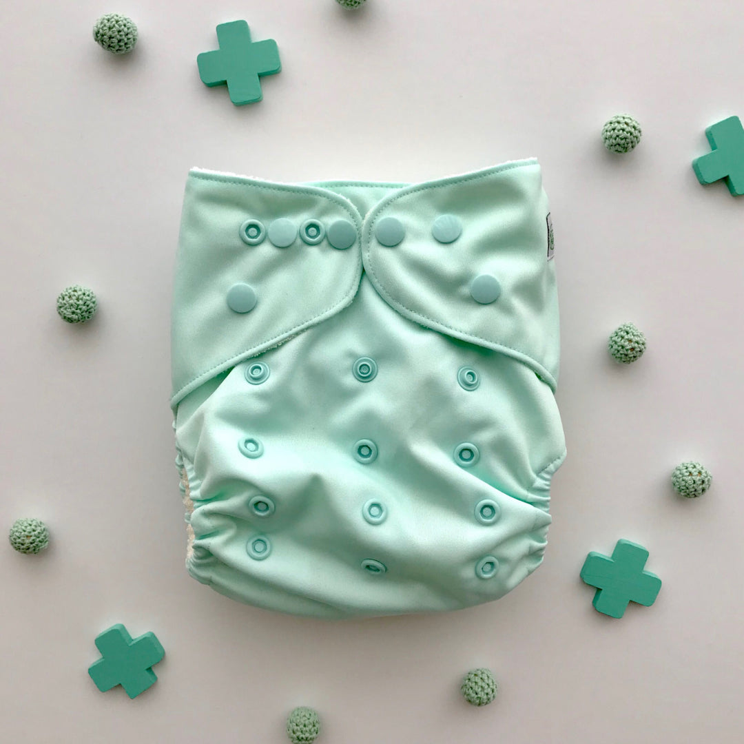 Mint Reusable Cloth Nappy from Bear & Moo