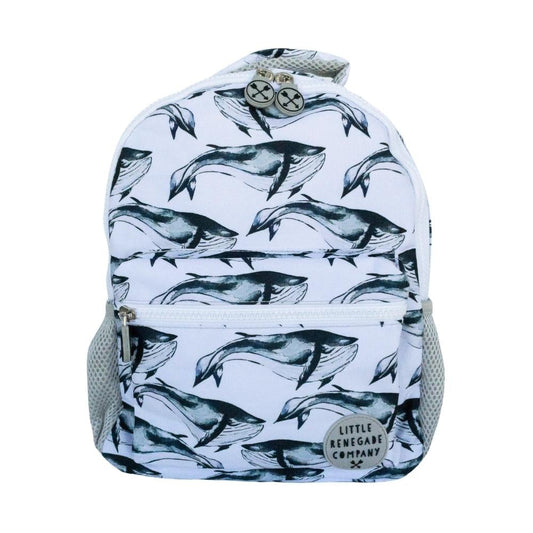 Little Renegade Mini Backpack in Whale Pod from Bear & Moo