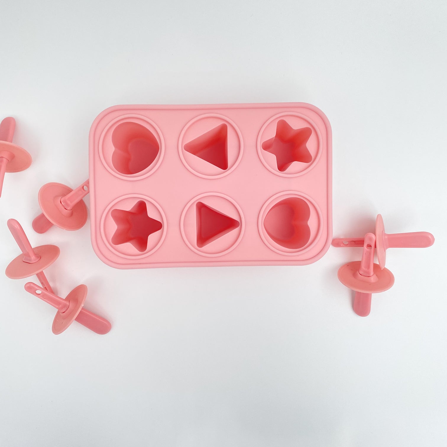 Petite Eats Baby Silicone Popsicle Sets in Rosie from Bear & Moo