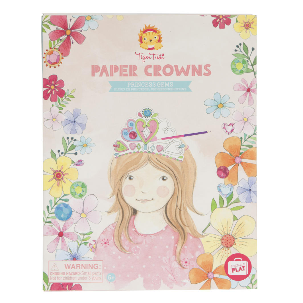 Tiger Tribe Paper Crowns Princess Gems available at Bear & Moo