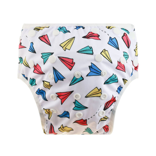 Bear & Moo Paper Planes Reusable Swim Nappy