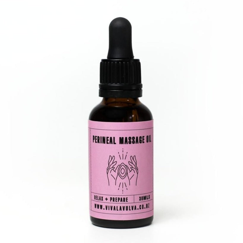 Viva La Vulva Perineal Massage Oil available at Bear & Moo