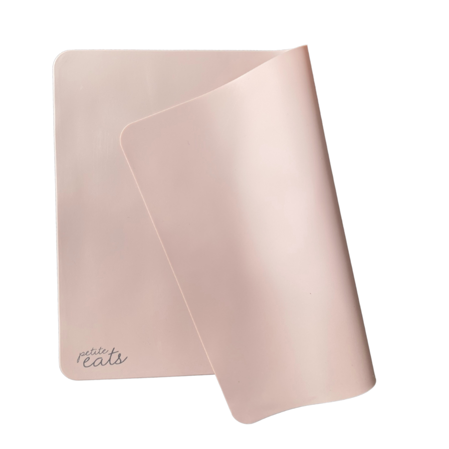 Petite Eats Silicone Placemats in Dusty Lilac from Bear & Moo