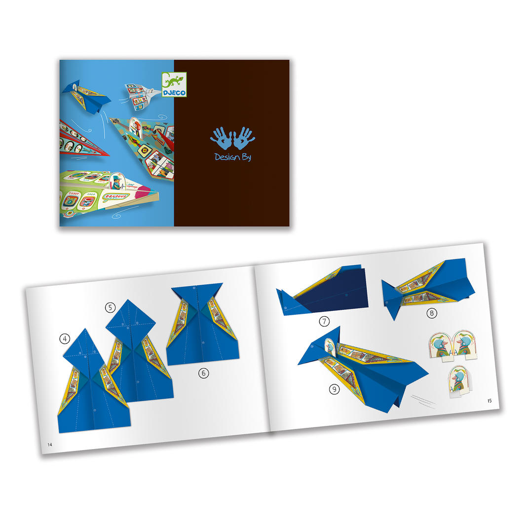 Djeco Origami Planes available at Bear & Moo