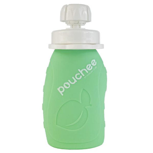 Hungry Cubs Pouchee in Mint from Bear and Moo