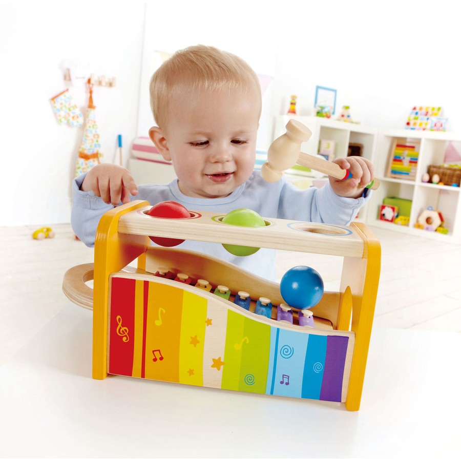Hape Pound and Tap Bench from Bear & Moo