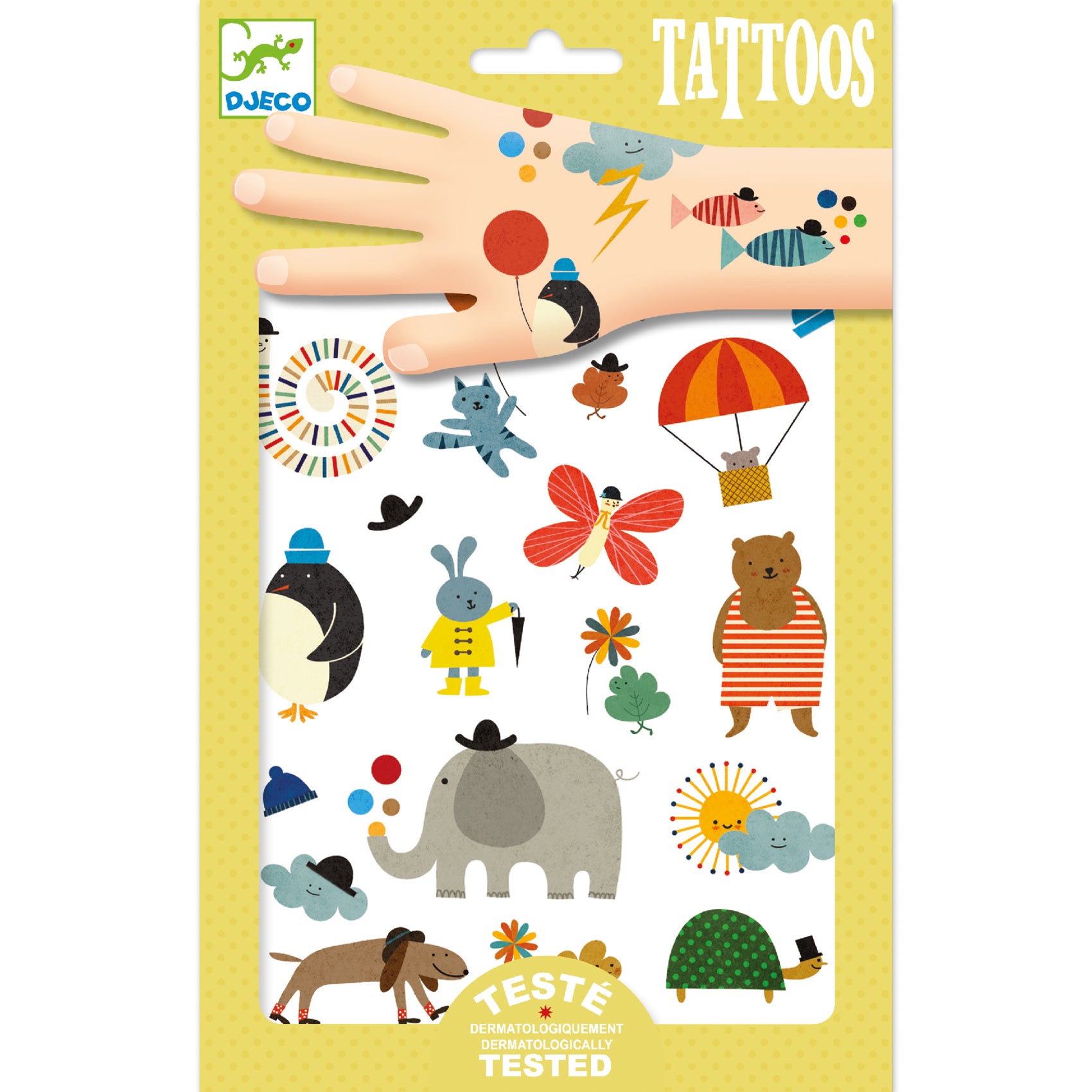 Djeco Pretty little Things Temporary Tattoos available at Bear & Moo