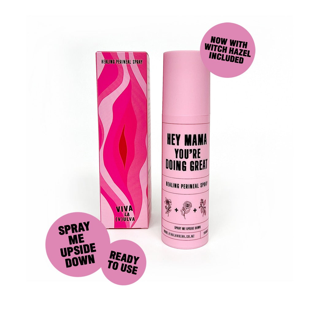 Viva La Vulva Healing Perineal Spray Ready-to-Use available at Bear & Moo