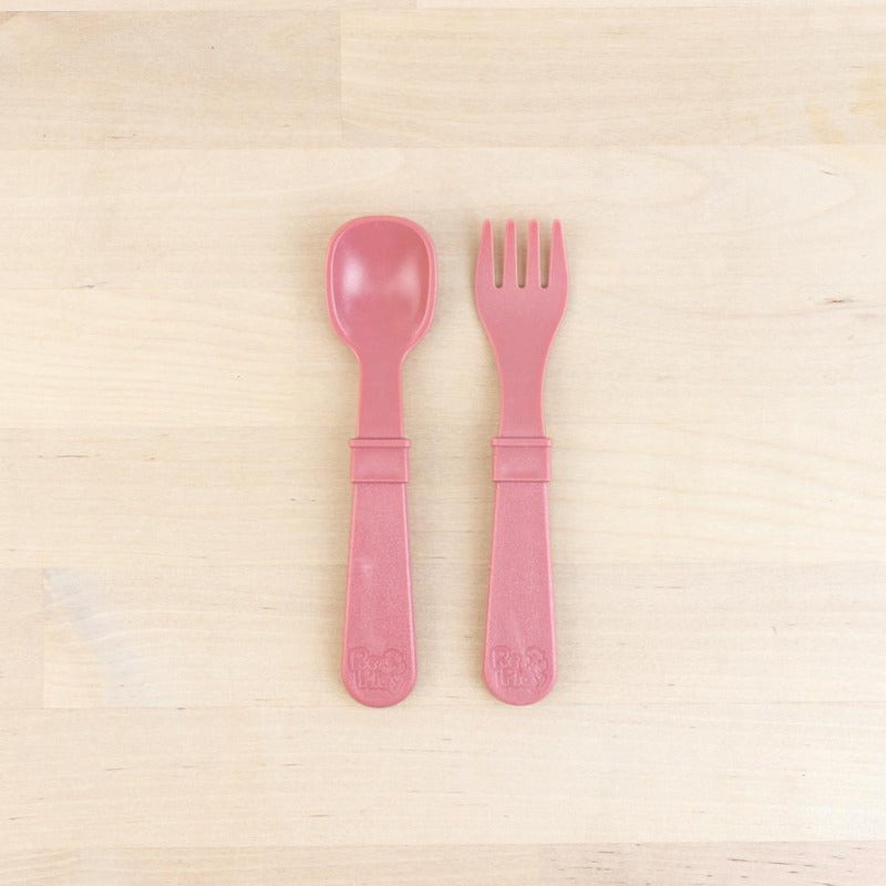 Re-Play Utensil Set | Desert Fork & Spoon from Bear & Moo