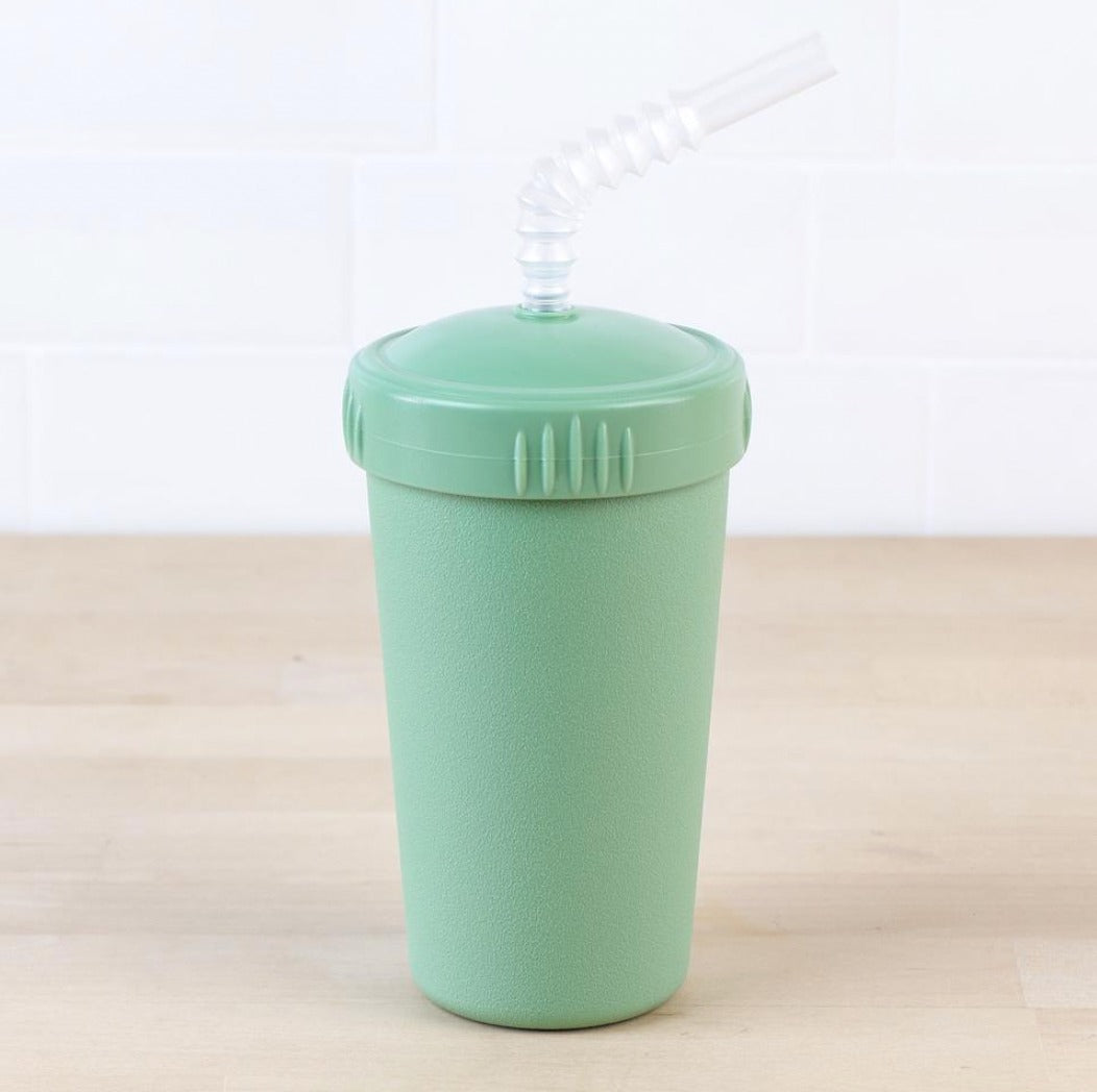 Re-Play Straw Cup in Sage from Bear & Moo