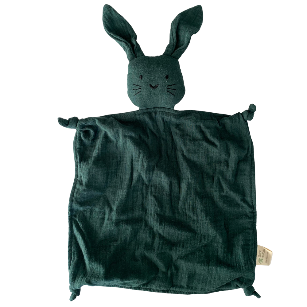  Snuggly Comforter in Forest Green from Bear & Moo