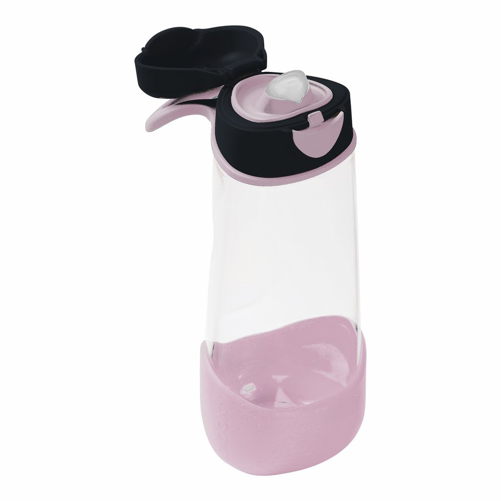 b.box Sport Spout Bottle 600ml in Indigo Rose available at Bear & Moo