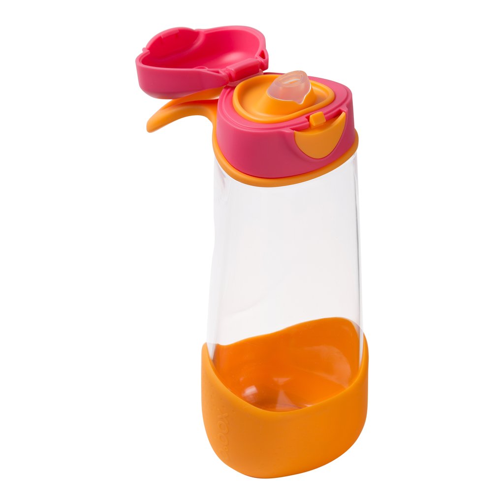 b.box Sport Spout Bottle 600ml in Strawberry Shake available at Bear & Moo