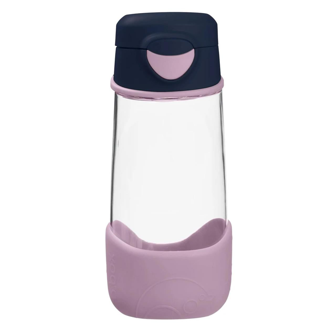 b.box Sport Spout Drink Bottle 450ml in Indigo Rose available at Bear & Moo