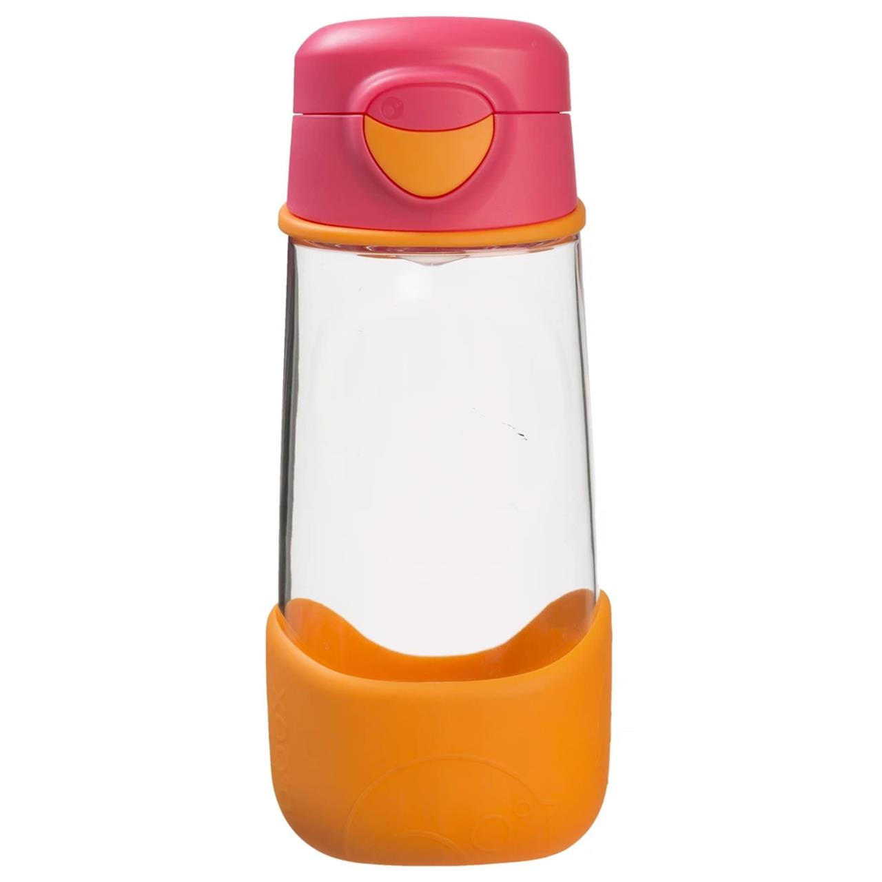 b.box Sport Spout Drink Bottle 450ml in Strawberry Shake available at Bear & Moo