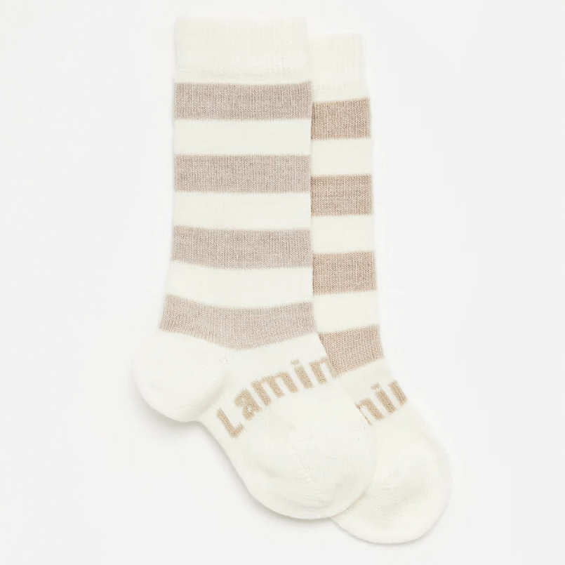 Lamington Merino Knee High Socks in Dandelioin available at Bear & Moo