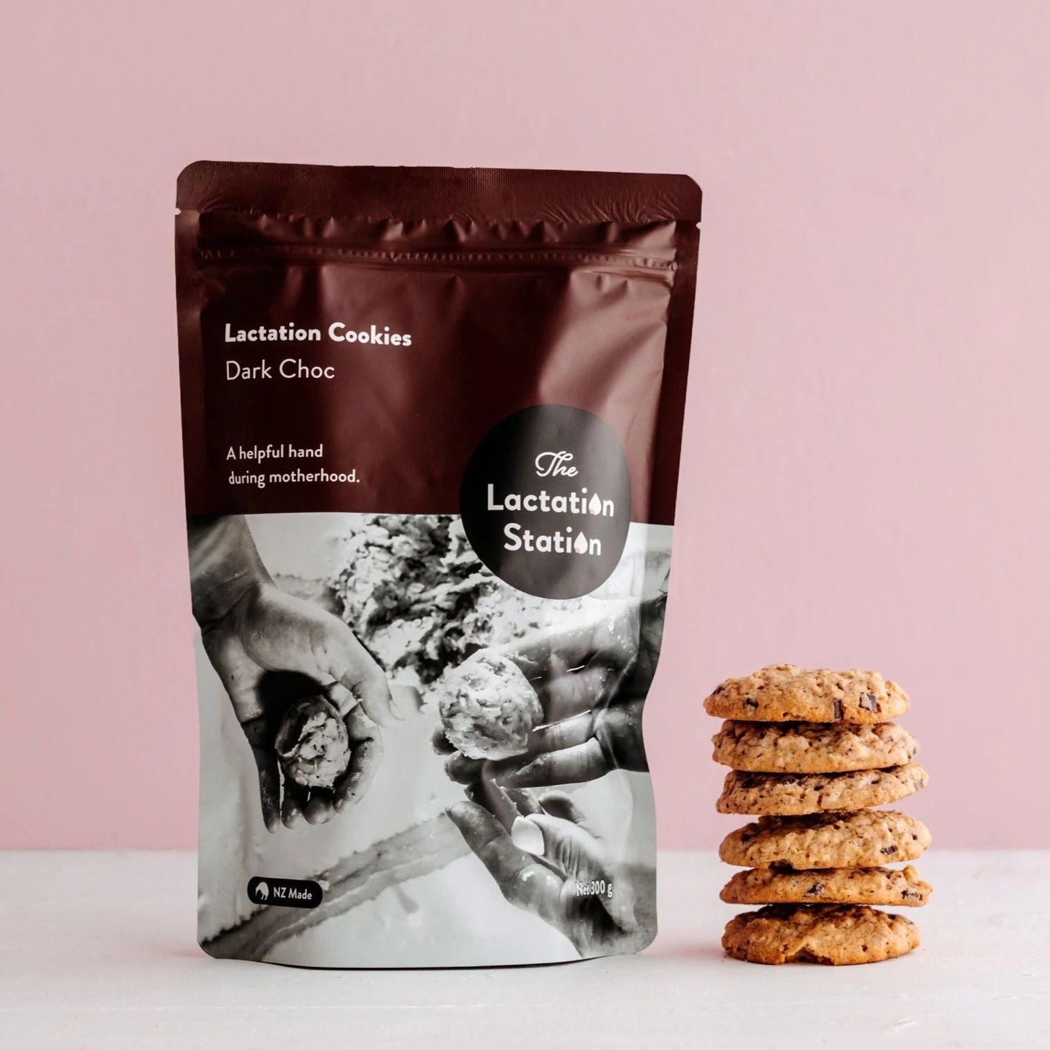 The Lactation Station Lactation Cookies in Dark Choc from Bear & Moo